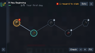 Quest tree and chapter progression