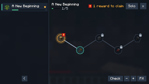 Chapter list with progress and rewards waiting
