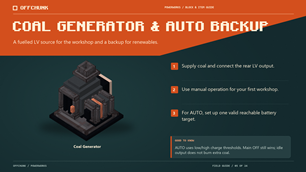 05 · Coal Generator & AUTO Backup