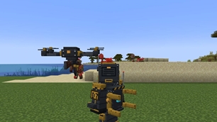 Attack drone with an AK