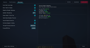 Advanced Options
