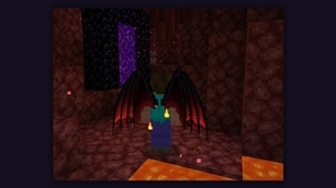 Devil Wings in the Nether