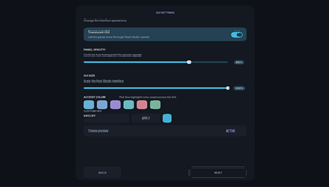 Gui Settings