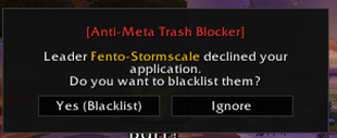 Popup blacklisting