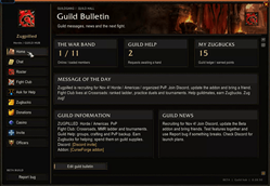Home — your guild bulletin