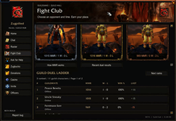 Fight Club — guild duel ladder