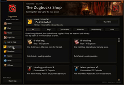 Zugbucks — your guild supply shop