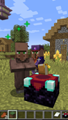 rare chance for the villager to get the enchantsmith job