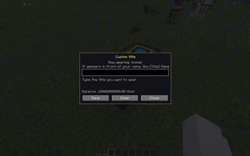 Custom Titles System
