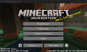 Your pack name and icon on the game window