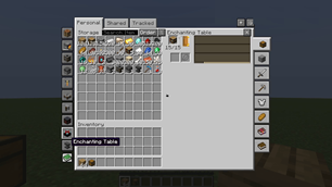 Built-in Enchanting Table Station
