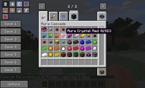 First section of the creative tab
