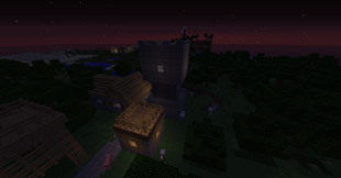 Small Town with a guard tower