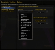 Font Settings