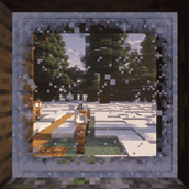 Breath on the glass