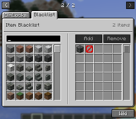 Item Blacklist