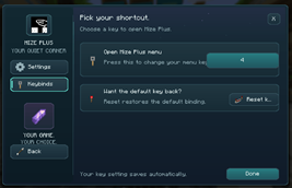 Keybinds