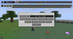 Time & Weather popup in the Replay overlay