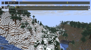 Bobby terrain inside a Replay Mod replay