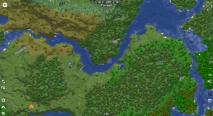 Xaero world map of the first world