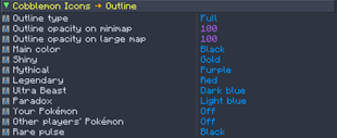 Outline Settings