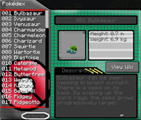 GUI Pokedex