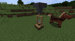 Horsepowered Chopping Block in Progress