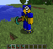 Edible Diamond Pickaxe