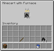 Furnace Minecart GUI