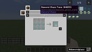 Diamond Glass Pane