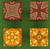 Fully Brown and Orange Glazed Terracotta