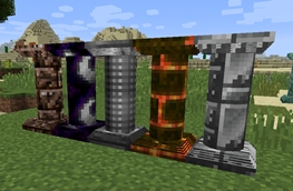 Nether pillars