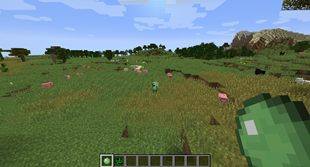 Thrown Slime in action