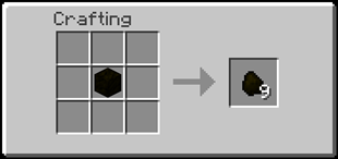 Crafting Recipe: Browncoal Block (back)