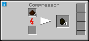 Compressing Recipe: Browncoal Item