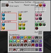 Redstone Emitter (Advanced) GUI