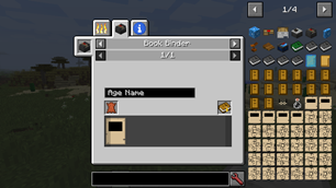 Book Binder recipes support