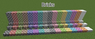 Colored bricks