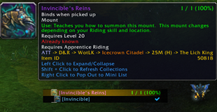 things tooltip mount addons classic