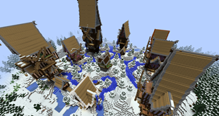Town surrounding the Ice Gym