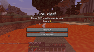 10 seconds (actually 6) in lava with iron armor