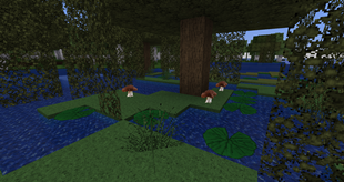 Swamplands Tree & Shrooms