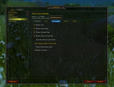 Common AddOn settings