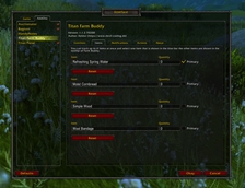 Item settings