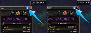 Unlock/Lock DCS