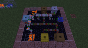 Item Buffers and Tanks connected with pipes