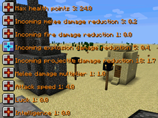 Characteristics GUI