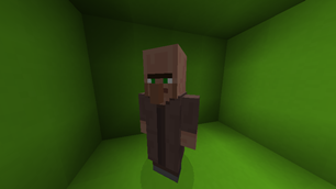 A villager being used for an icon