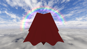 Elytra in Cape shape Minecraft Concrete Red