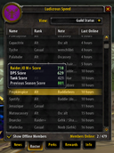 View Scores of Members in Your Guild
